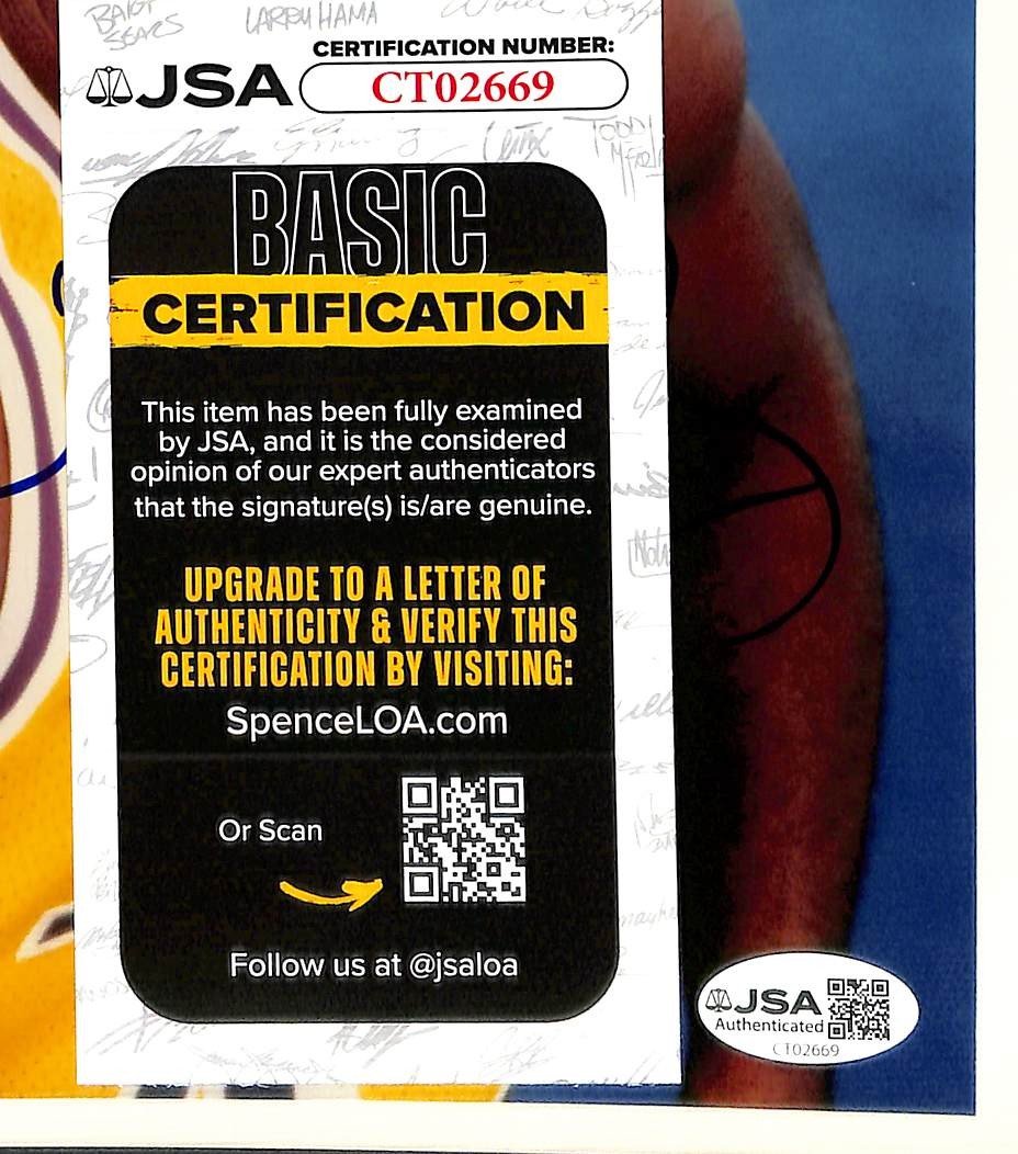 James Worthy HOF Signed/Autographed 8x10 Photo Lakers JSA 212786