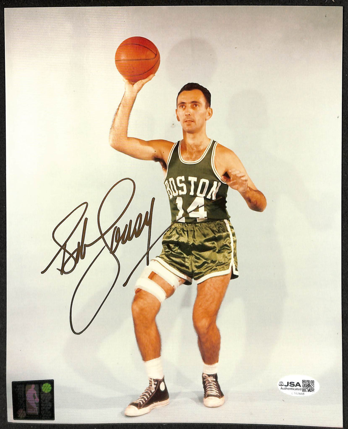 Bob Cousy HOF Signed/Autographed 8x10 Photo Celtics JSA 212787