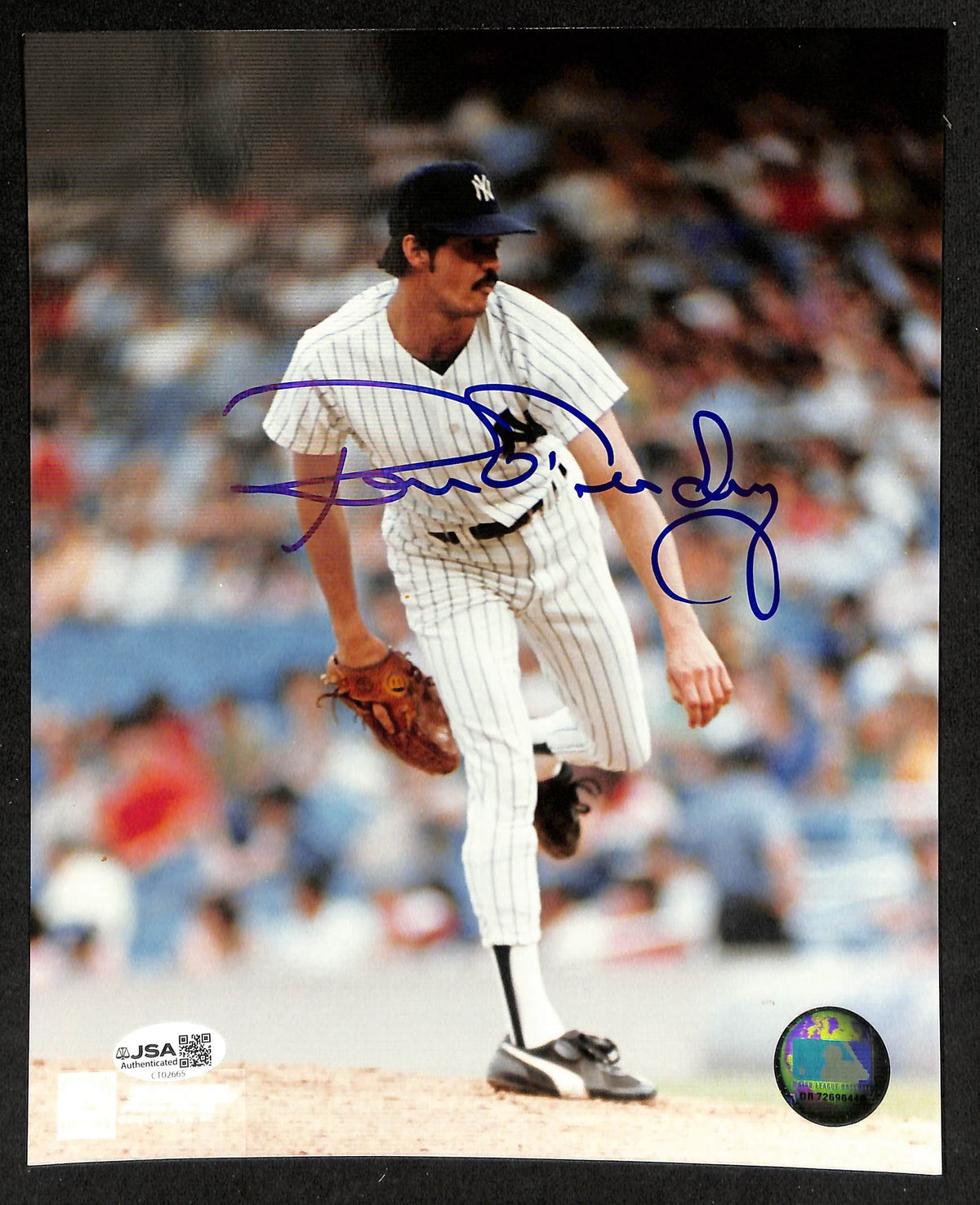 Ron Guidry Signed/Autographed 8x10 Photo Yankees JSA 212790