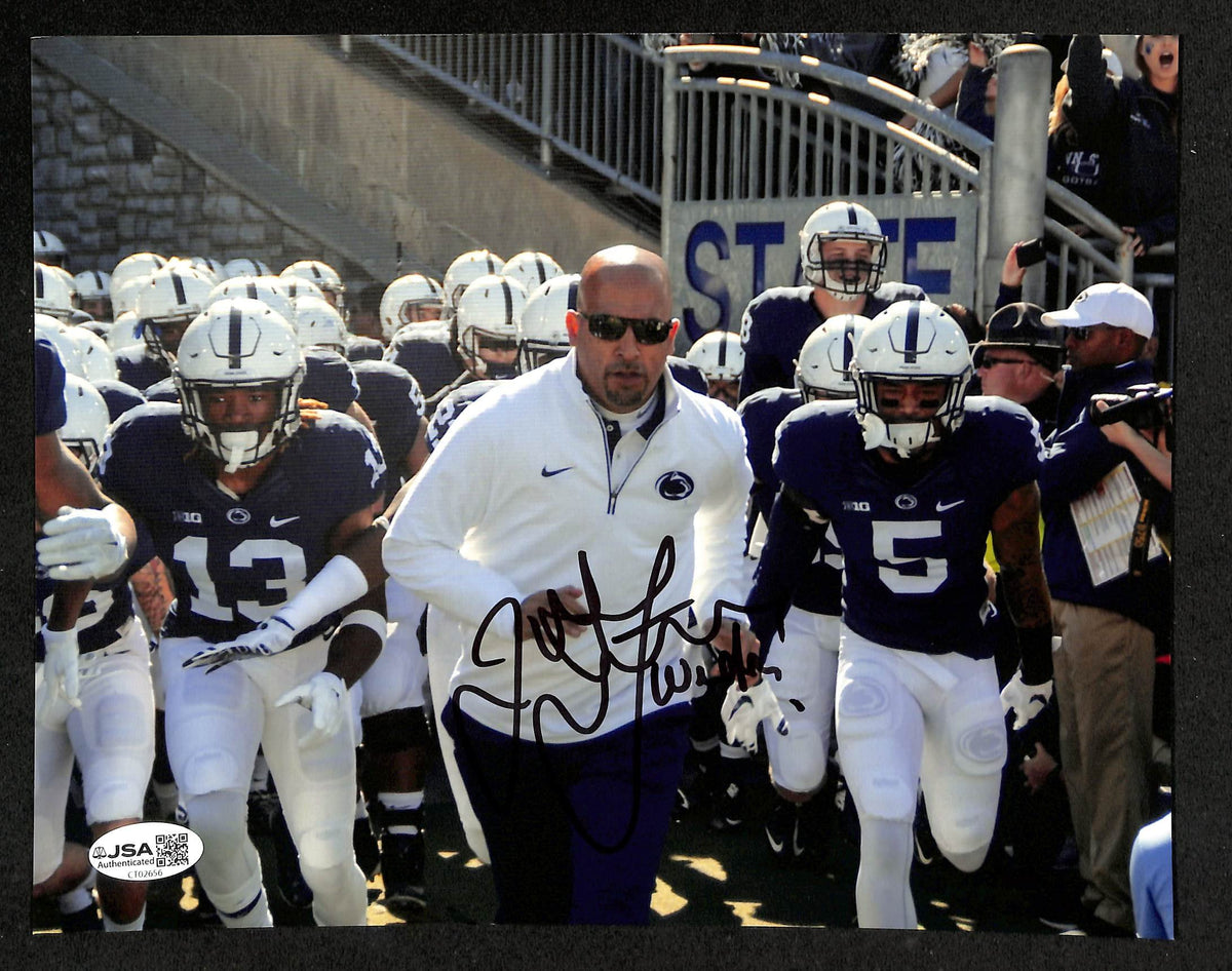 James Franklin Signed/Autographed 8x10 Photo Penn State JSA 212799