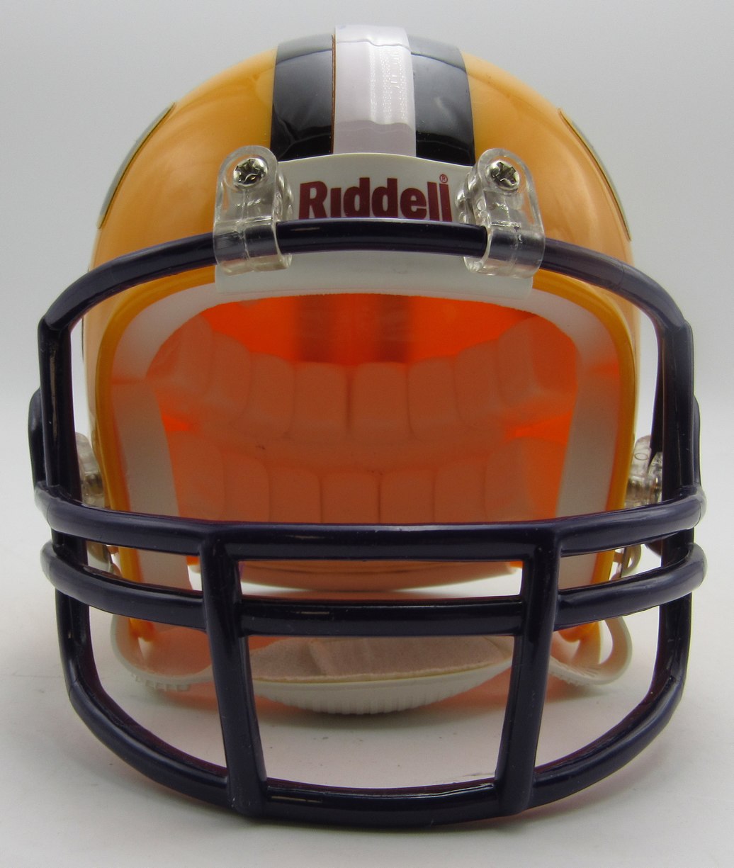 Michael Ford Signed/Autographed LSU Gold Mini Football Helmet JSA 213498
