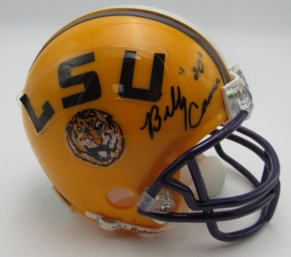 Billy Cannon Signed/Autographed LSU Gold Mini Football Helmet JSA 213499