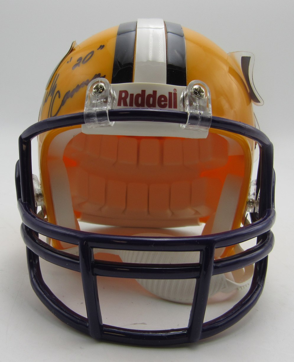 Billy Cannon Signed/Autographed LSU Gold Mini Football Helmet JSA 213499