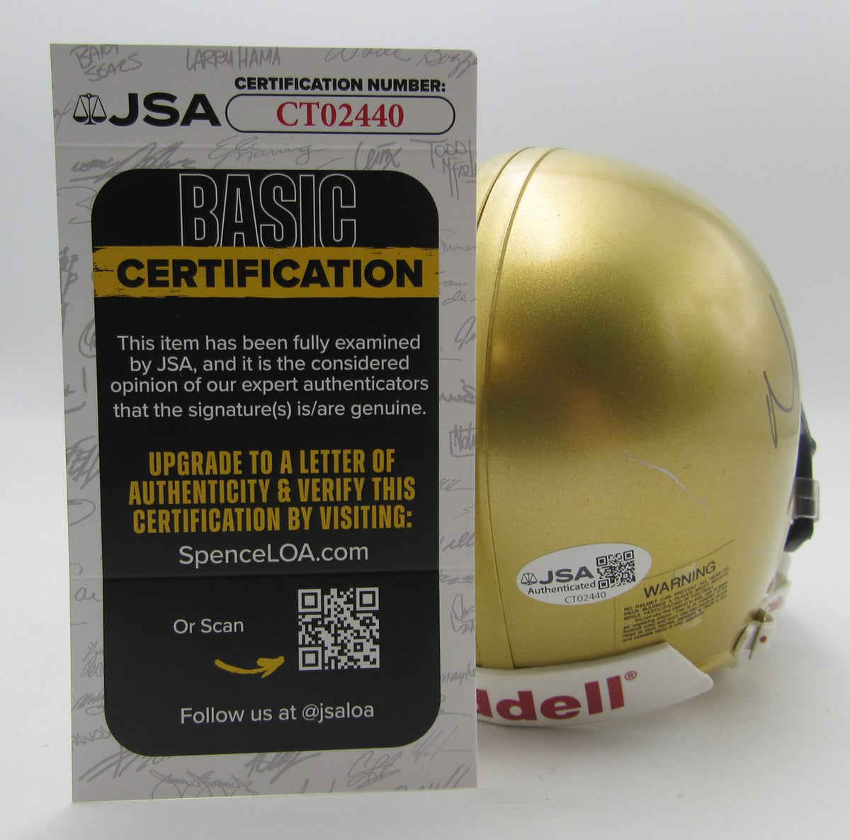 Matt Ryan Signed/Autographed Boston College Mini Football Helmet JSA 213500