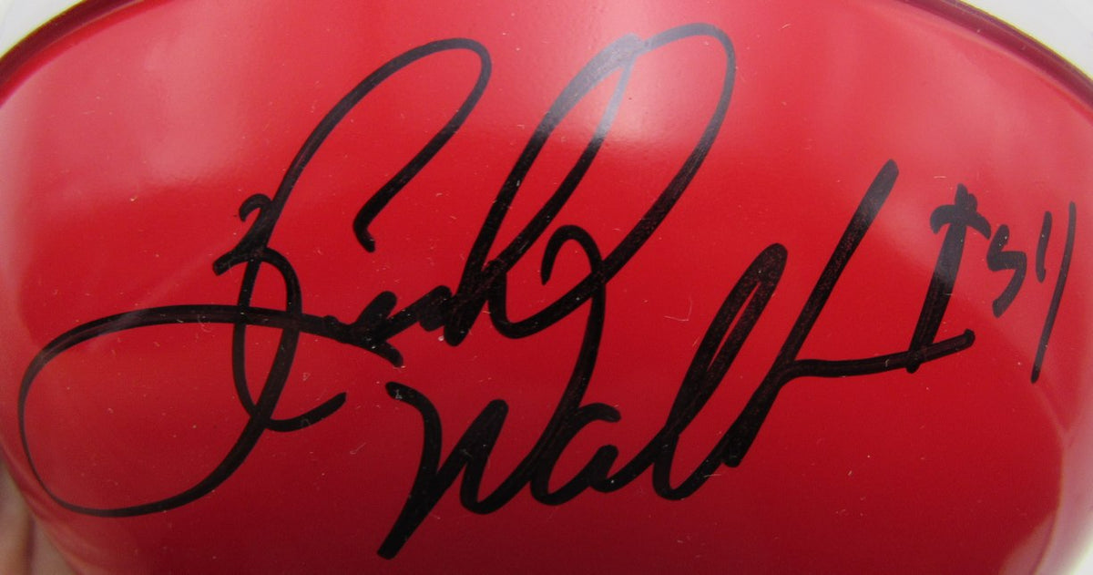 Herschel Walker Signed/Inscribed Georgia Red Mini Football Helmet JSA 213501