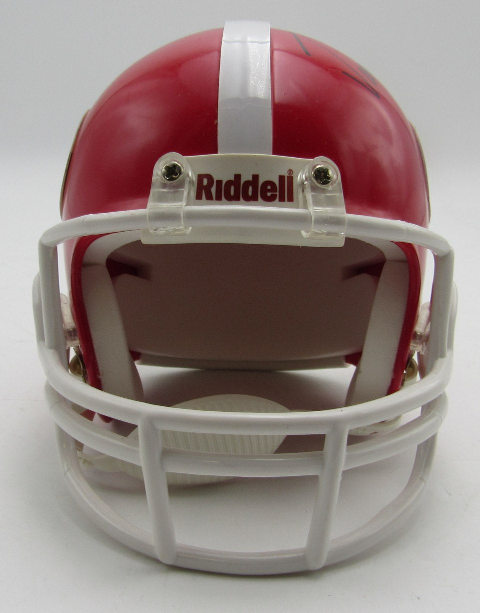 Herschel Walker Signed/Inscribed Georgia Red Mini Football Helmet JSA 213501