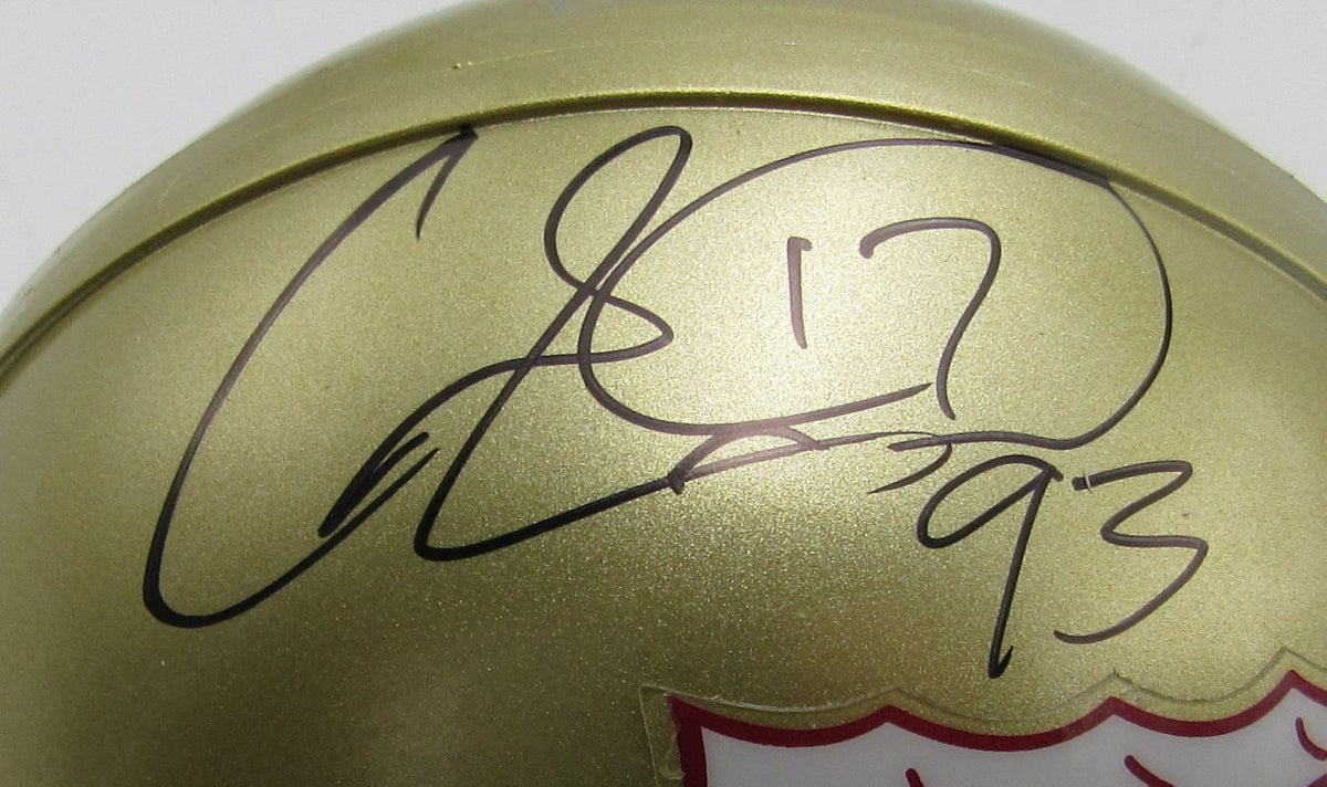 Charlie Ward Signed/Autographed Florida State Mini Football Helmet JSA 213502