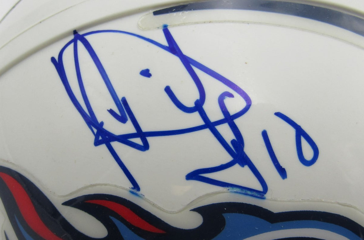 Vince Young Signed/Autographed Tennessee Titans Mini Football Helmet JSA 213503