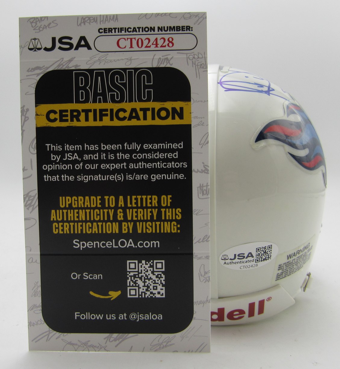 Vince Young Signed/Autographed Tennessee Titans Mini Football Helmet JSA 213503