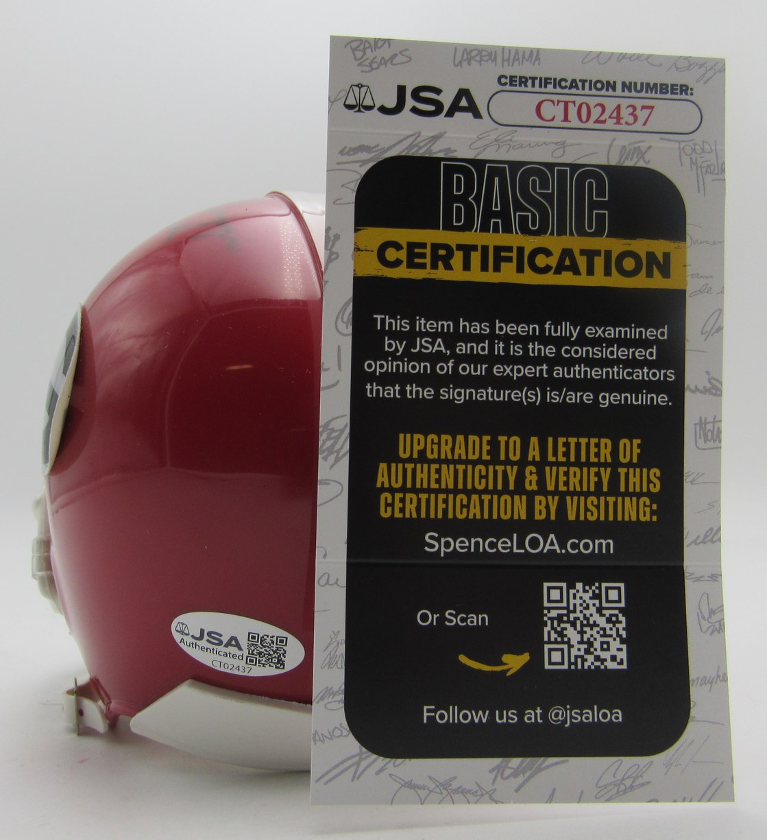 Charley Trippi Signed/Autographed Georgia Red Mini Football Helmet JSA 213504