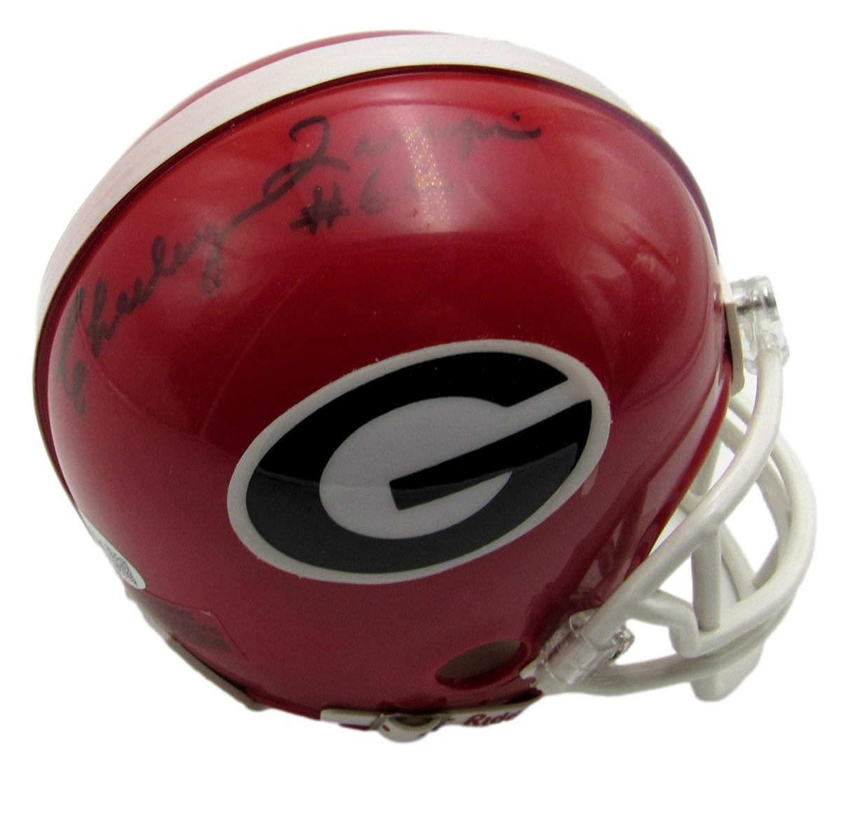Charley Trippi Signed/Autographed Georgia Red Mini Football Helmet JSA 213505