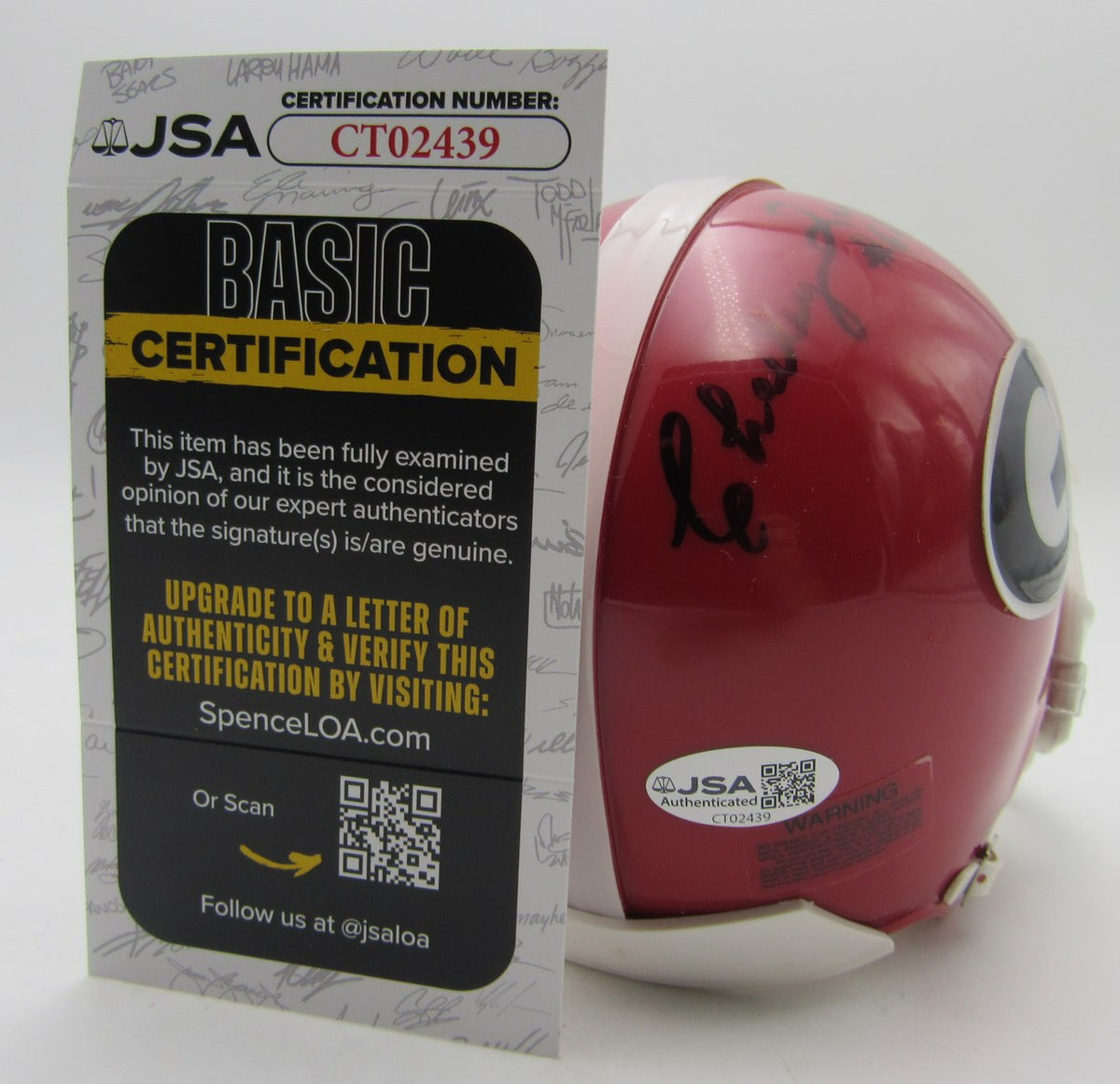 Charley Trippi Signed/Autographed Georgia Red Mini Football Helmet JSA 213505