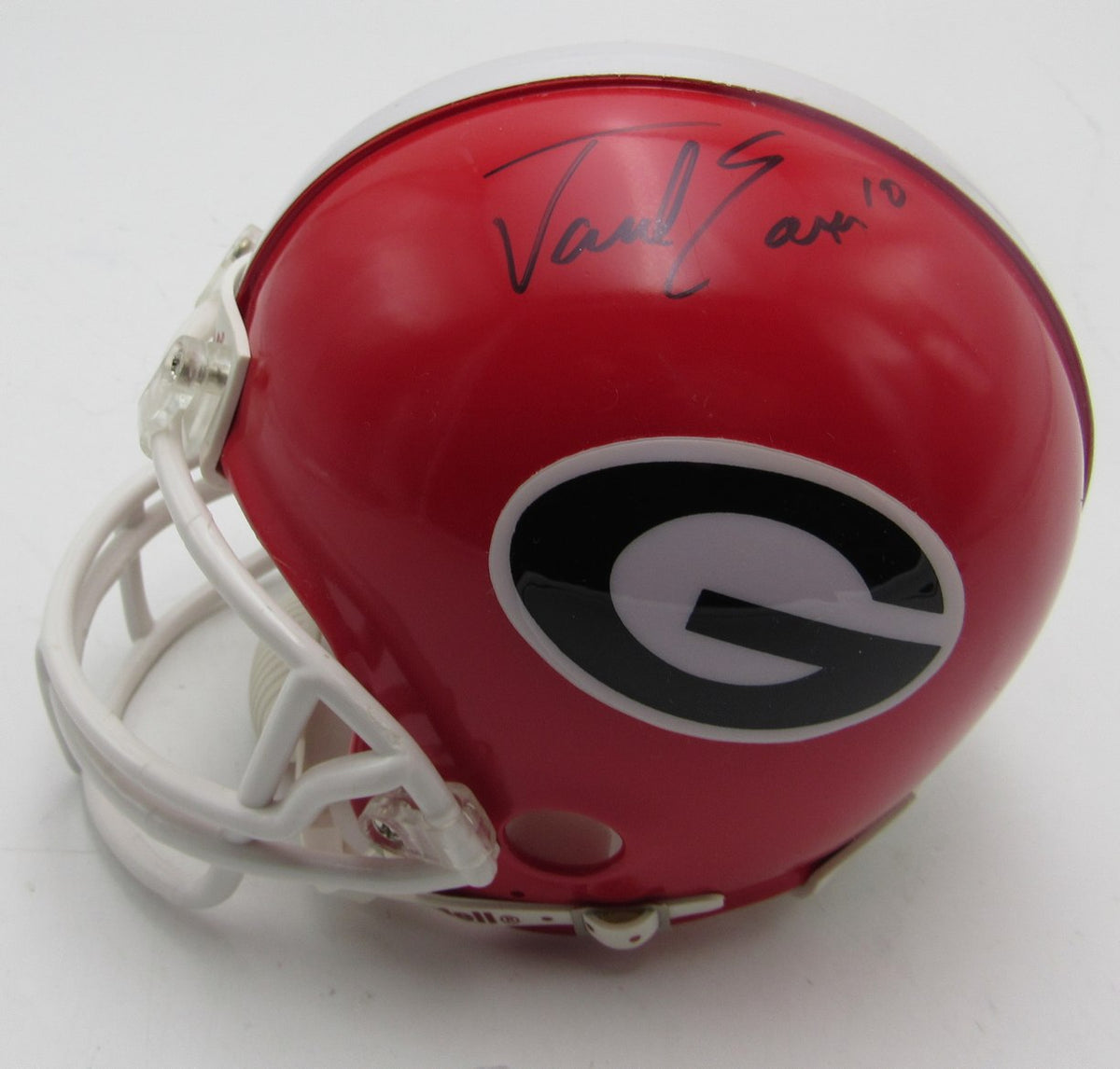 Herschel Walker Signed/Inscribed Georgia Red Mini Football Helmet JSA 213508