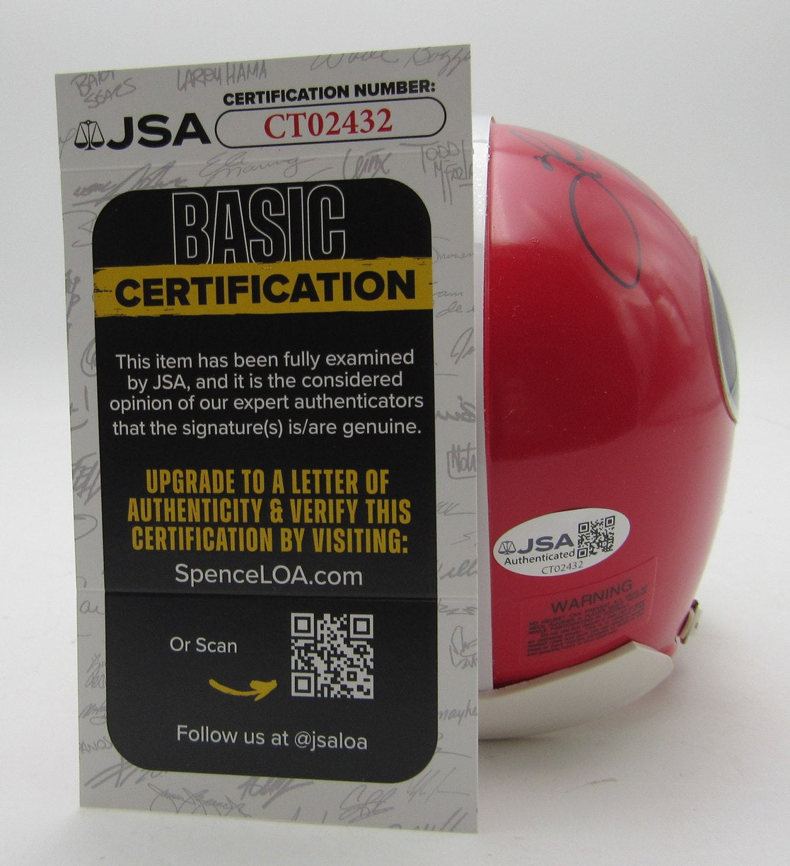 Herschel Walker Signed/Inscribed Georgia Red Mini Football Helmet JSA 213508