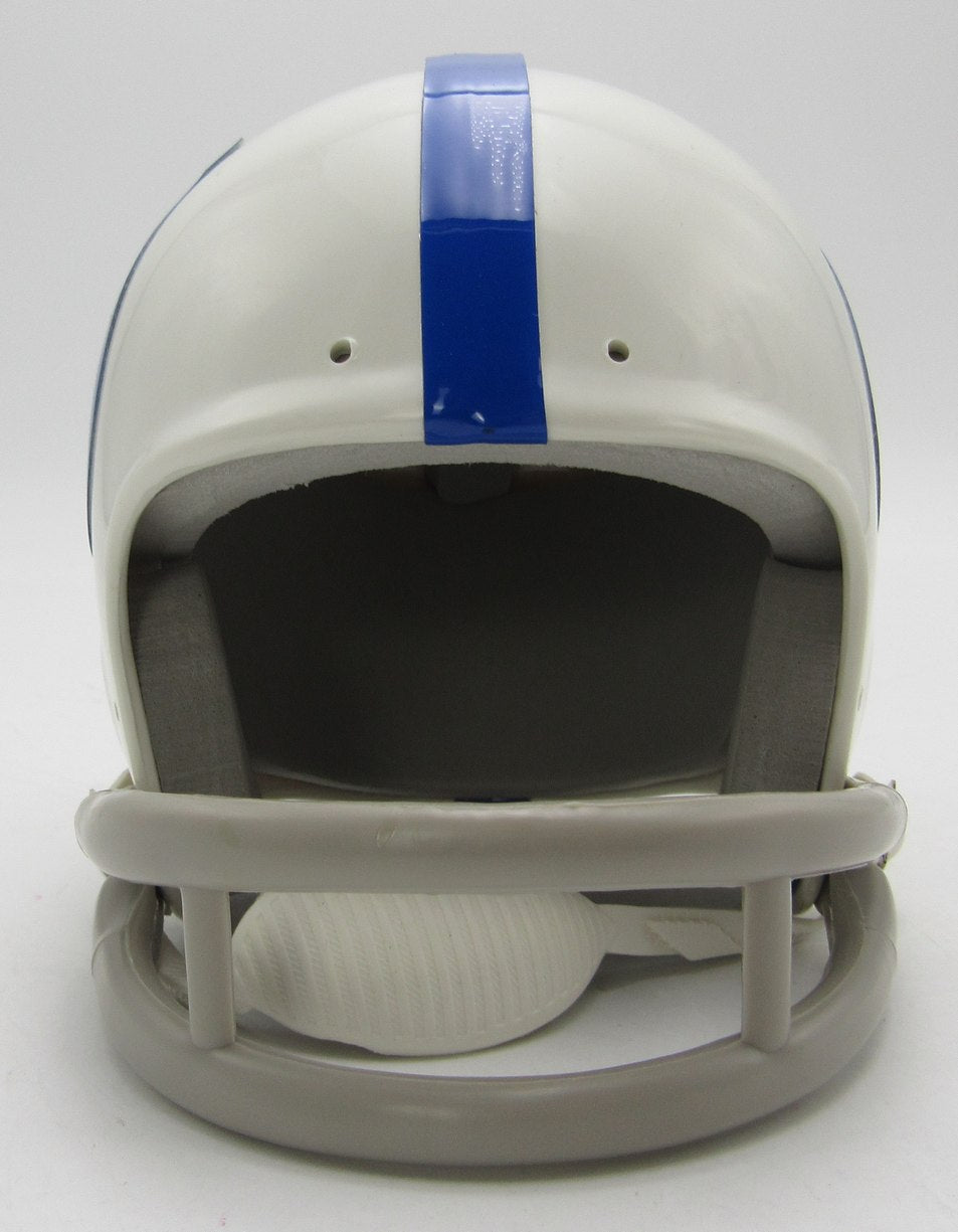 Lenny Moore HOF Signed/Inscribed Colts Mini Football Helmet JSA 213515