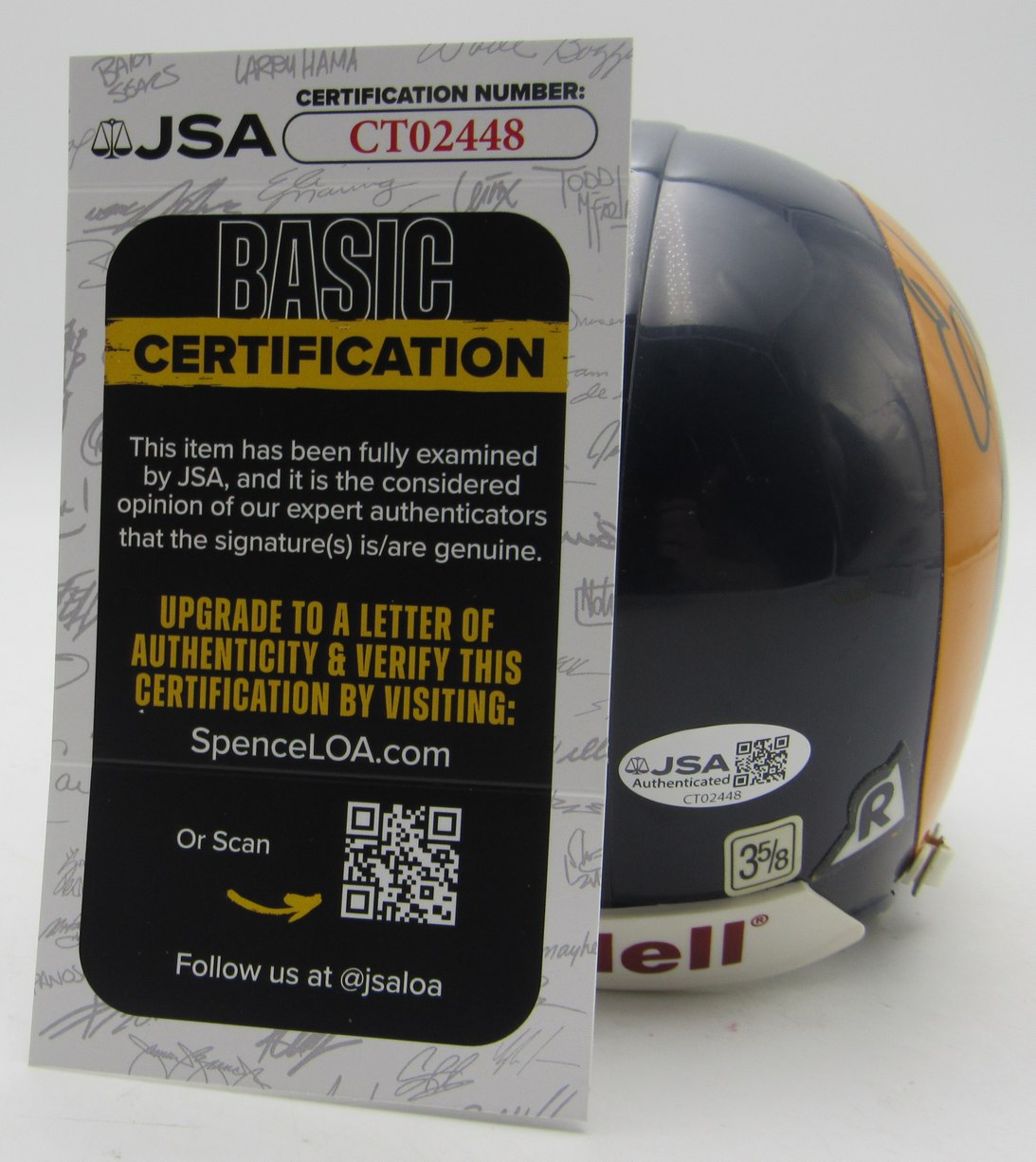 Eric Dickerson HOF Signed/Autographed LA Rams Mini Football Helmet JSA 213522