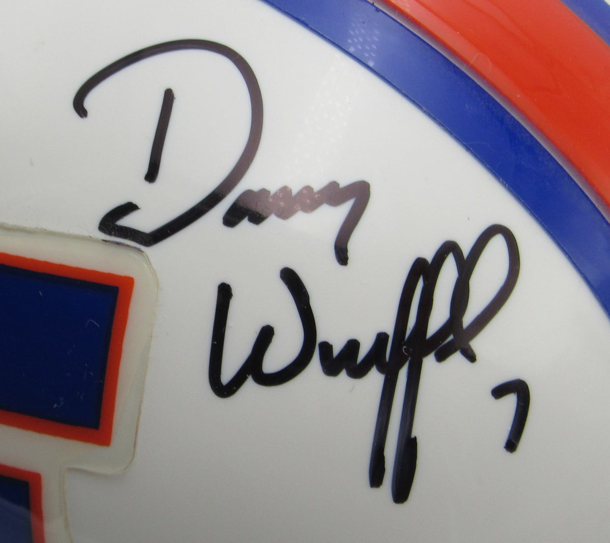 Danny Wuerffel Signed/Autographed Florida Gators Mini Football Helmet JSA 213525
