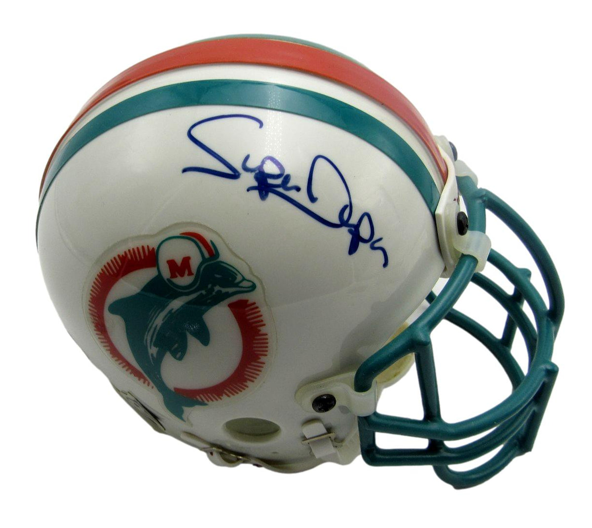 Mark Duper Signed/Autographed Miami Dolphins Mini Football Helmet JSA 213527