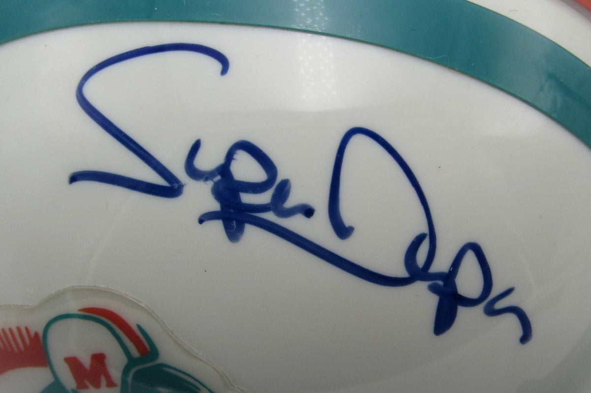 Mark Duper Signed/Autographed Miami Dolphins Mini Football Helmet JSA 213527