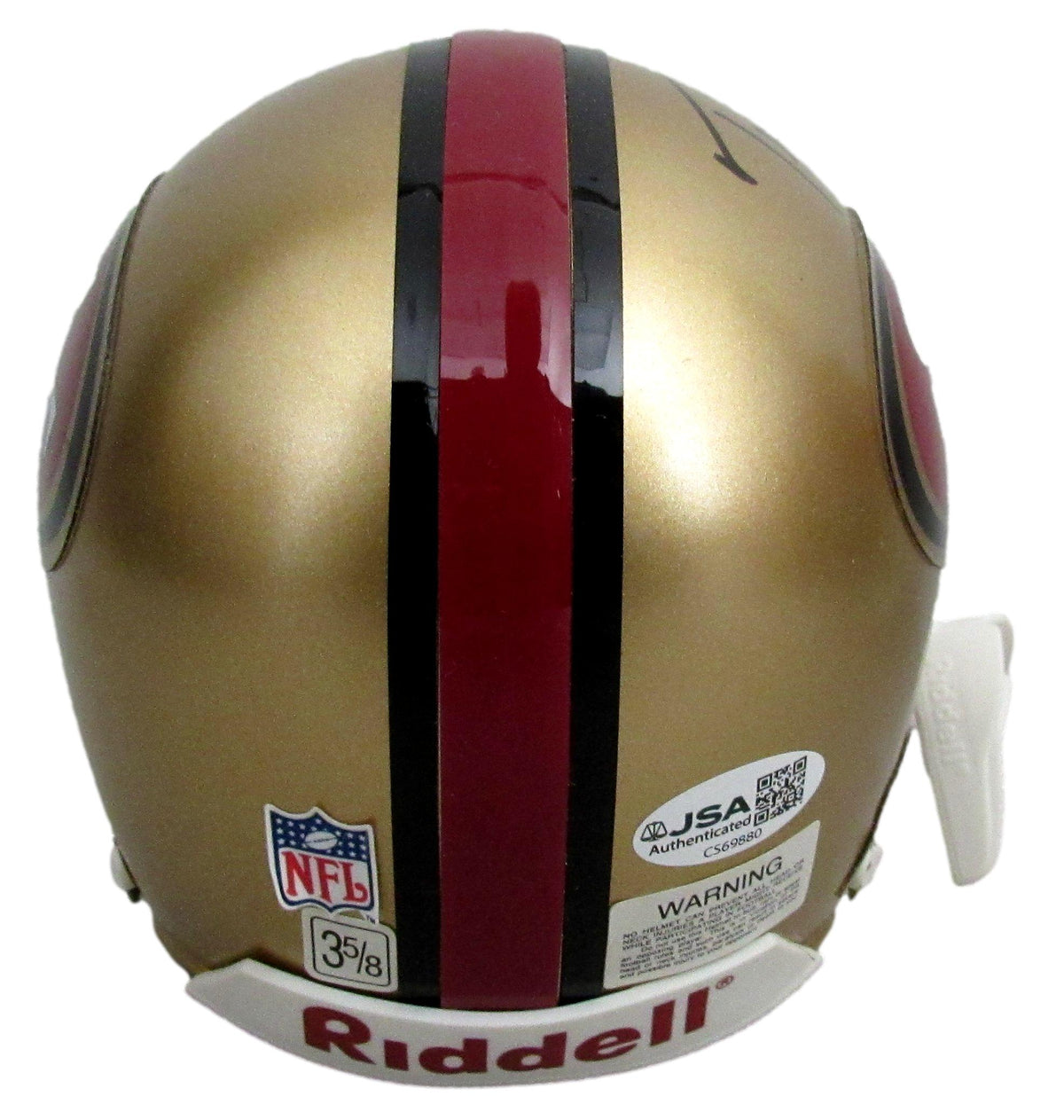 Terrell Owens Signed/Autographed 49ers Mini Football Helmet JSA 213078