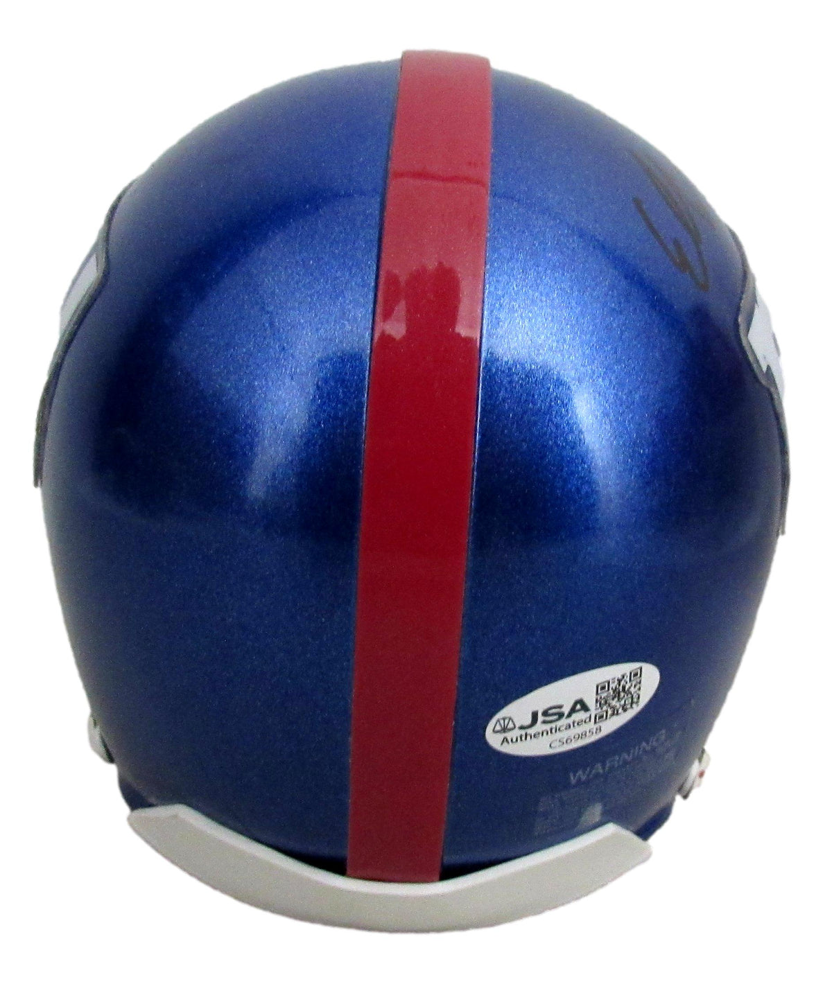 Eli Manning Signed/Autographed New York Giants Mini Football Helmet JSA 213079