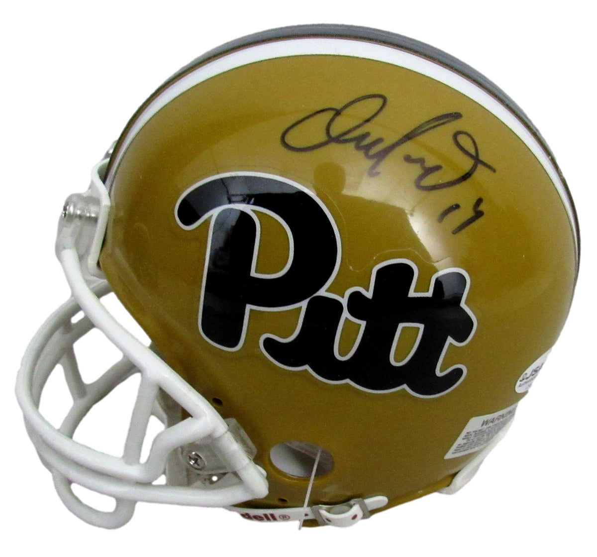 Dan Marino HOF Signed/Autographed Univ of Pitt Mini Football Helmet JSA 213080