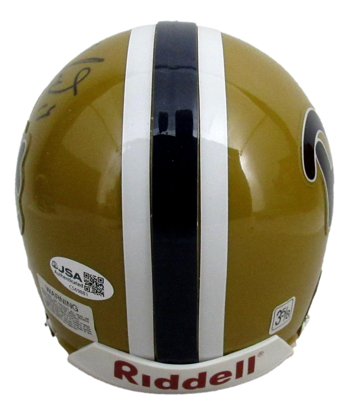 Dan Marino HOF Signed/Autographed Univ of Pitt Mini Football Helmet JSA 213080