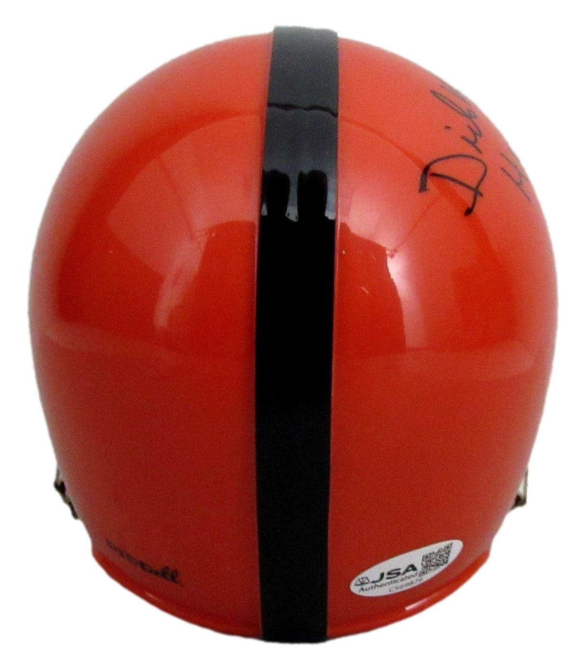 Dick Kazmaier Signed/Inscribed Princeton Mini Football Helmet JSA 213082