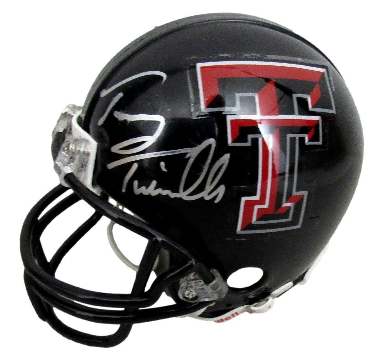 Tommy Tuberville Signed/Autographed Texas A&M Mini Football Helmet JSA 213083