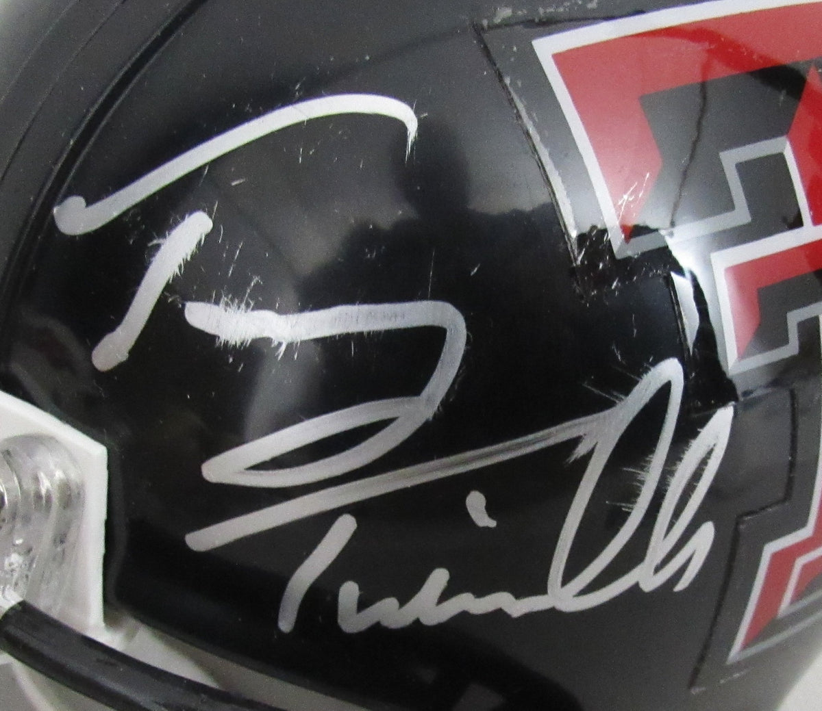 Tommy Tuberville Signed/Autographed Texas A&M Mini Football Helmet JSA 213083