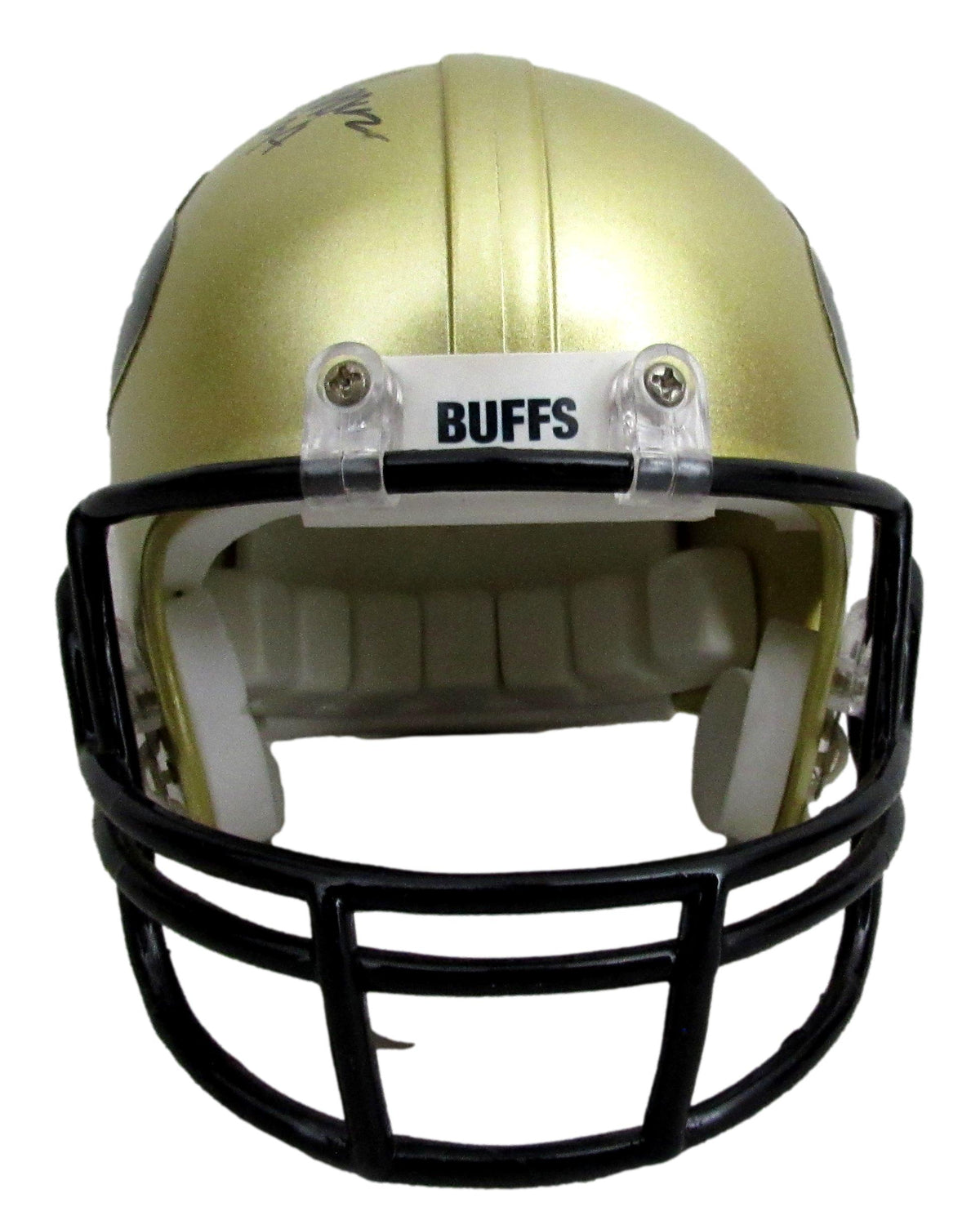 Rashaan Salaam Signed/Inscribed Colorado Mini Football Helmet JSA 213084