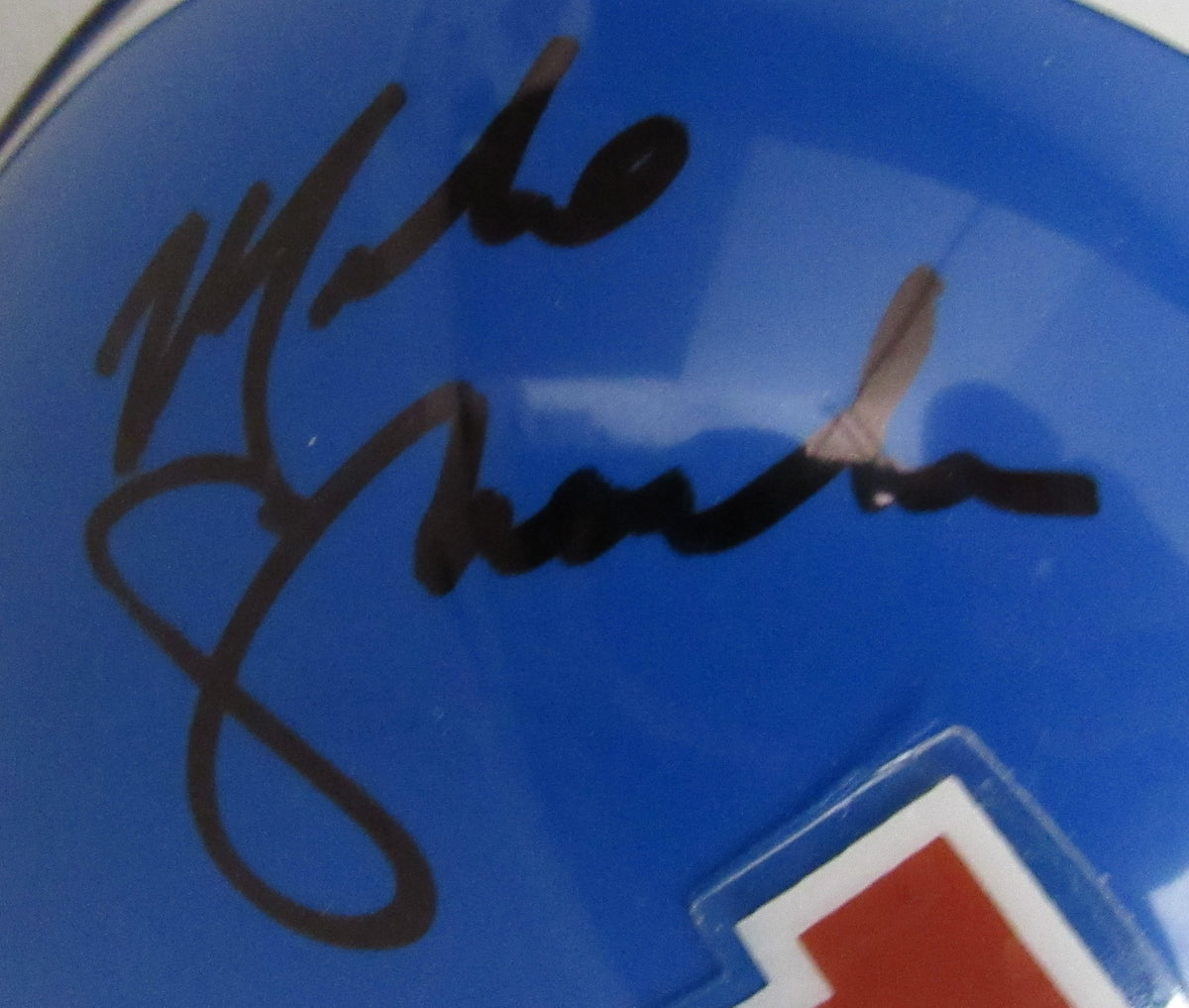 Mike Shanahan Signed/Auto Denver Broncos Mini Football Helmet JSA 213086