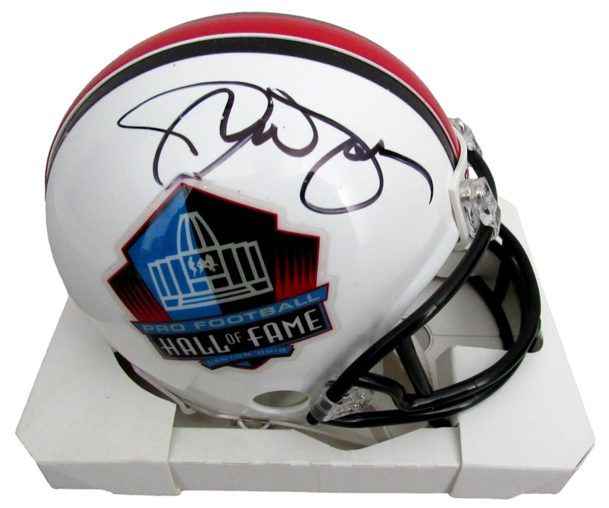 Jerry Jones HOF Signed/Auto Hall of Fame Mini Football Helmet JSA 213088