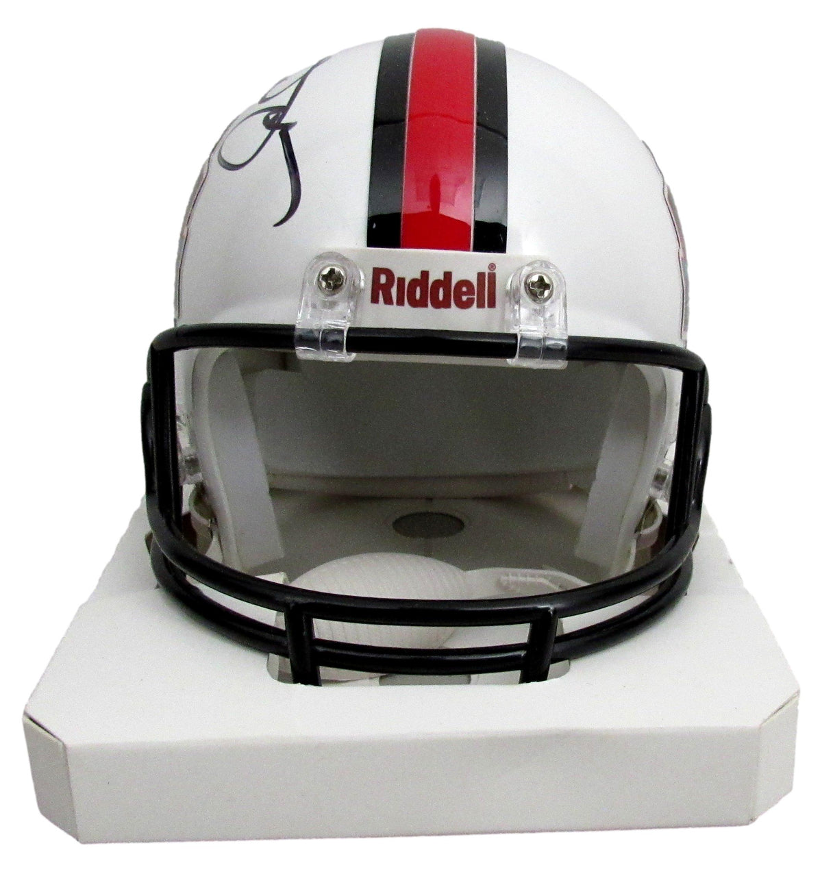 Jerry Jones HOF Signed/Auto Hall of Fame Mini Football Helmet JSA 213088