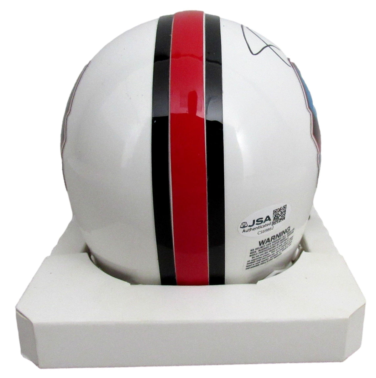 Jerry Jones HOF Signed/Auto Hall of Fame Mini Football Helmet JSA 213088