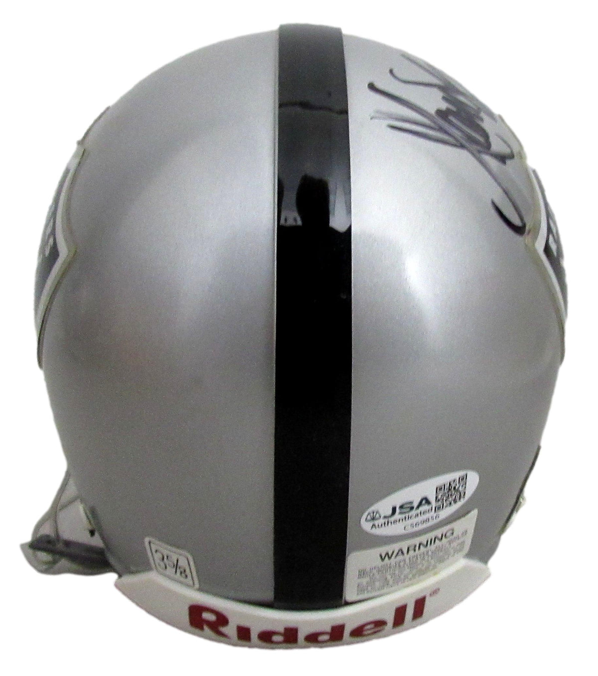Marcus Allen HOF Signed/Auto Oakland Raiders Mini Football Helmet JSA 213090