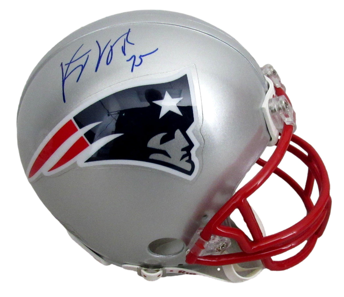 Vince Wilfork Signed/Autographed Patriots Mini Football Helmet JSA 213094