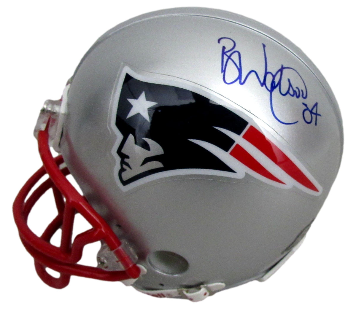 Vince Wilfork Signed/Autographed Patriots Mini Football Helmet JSA 213094
