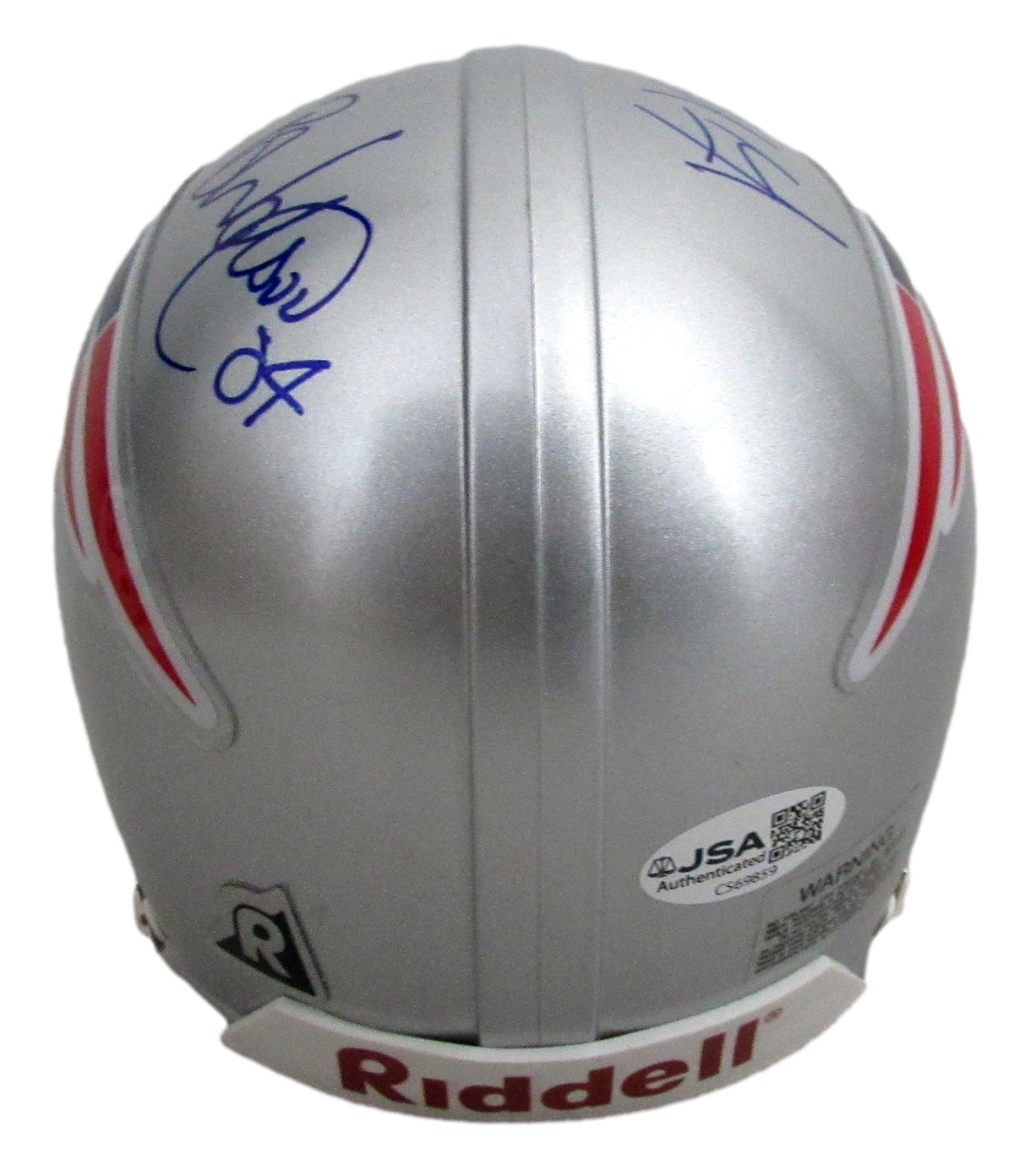 Vince Wilfork Signed/Autographed Patriots Mini Football Helmet JSA 213094