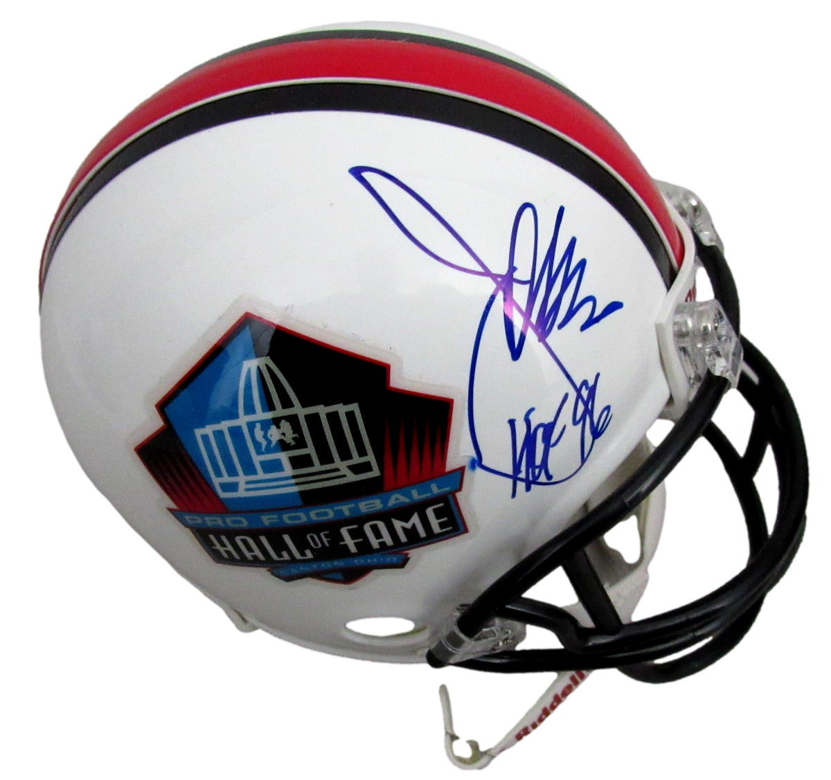 Joe Gibbs HOF Signed/Inscribed Hall of Fame Mini Football Helmet JSA 213097