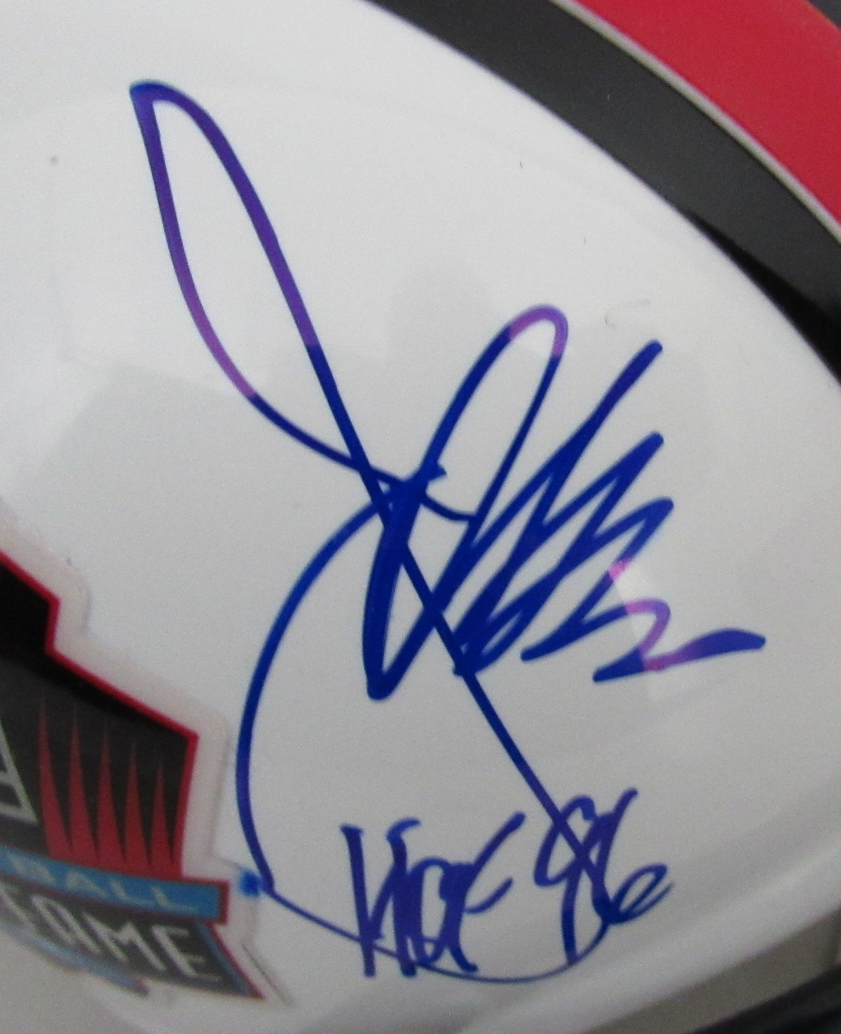 Joe Gibbs HOF Signed/Inscribed Hall of Fame Mini Football Helmet JSA 213097