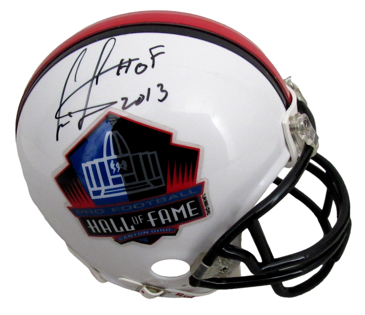 Cris Carter HOF Signed/Inscribed Hall of Fame Mini Football Helmet JSA 213100