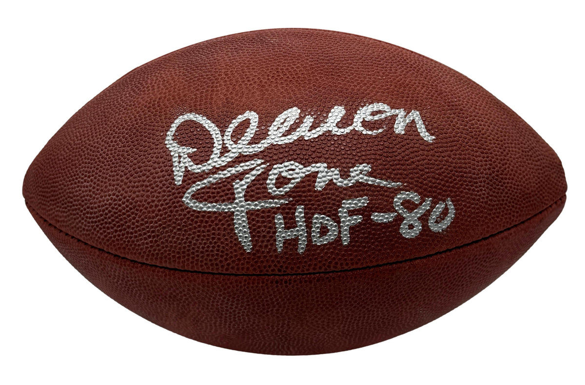 Deacon Jones HOF Signed Official Wilson NFL Football Rams JSA 214078