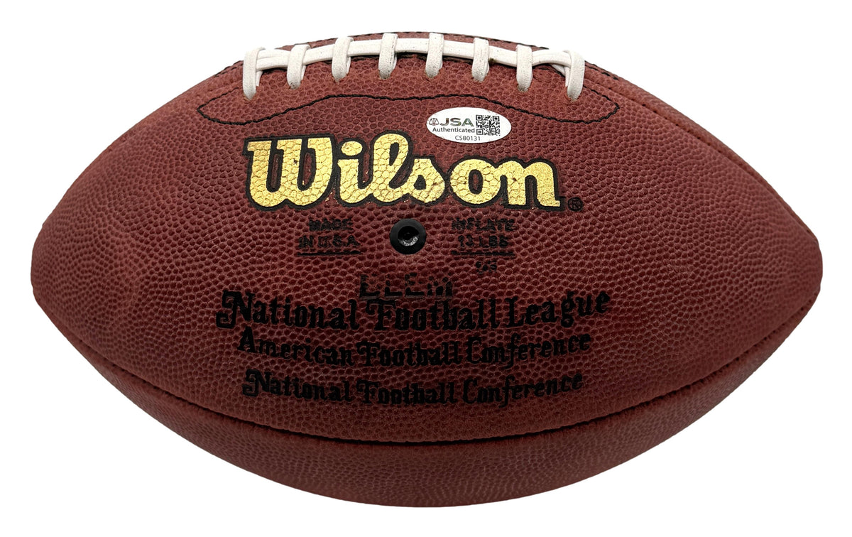 Deacon Jones HOF Signed Official Wilson NFL Football Rams JSA 214078
