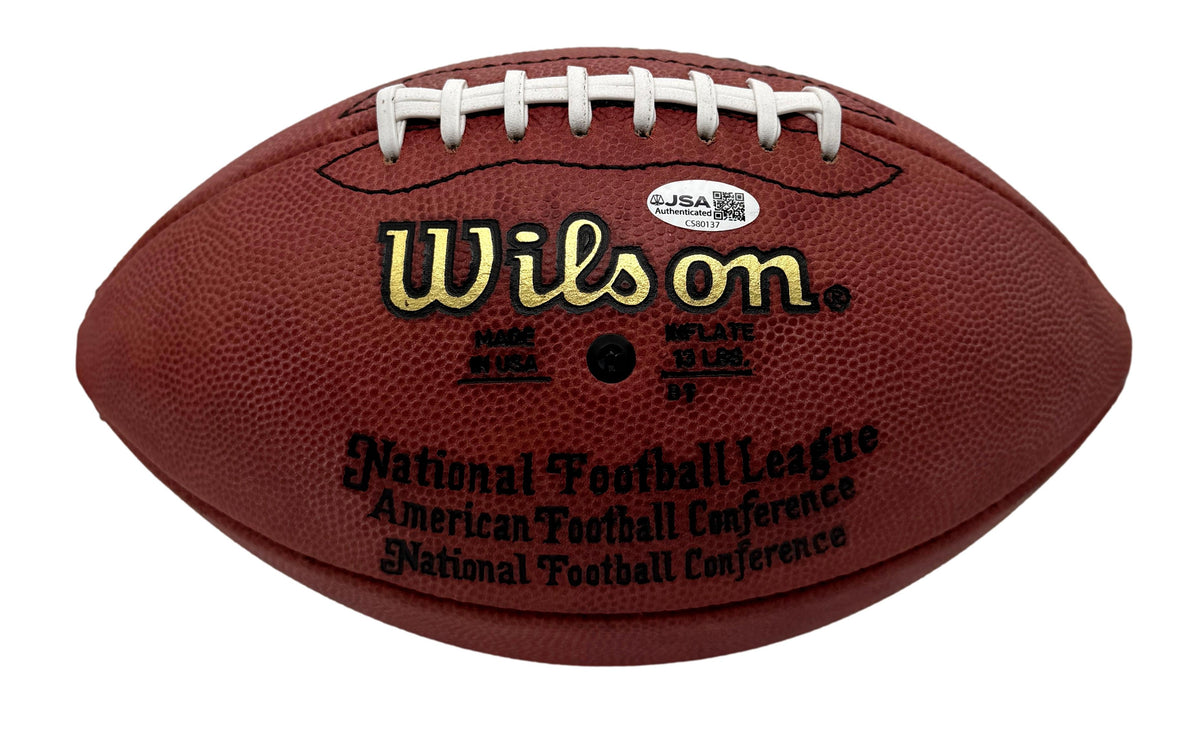 Marcus Allen HOF Signed Official Wilson NFL Football Raiders JSA 214083