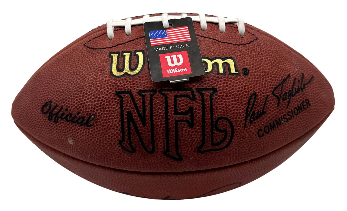 Brett Favre HOF Signed Official Wilson NFL Football Packers JSA 214084