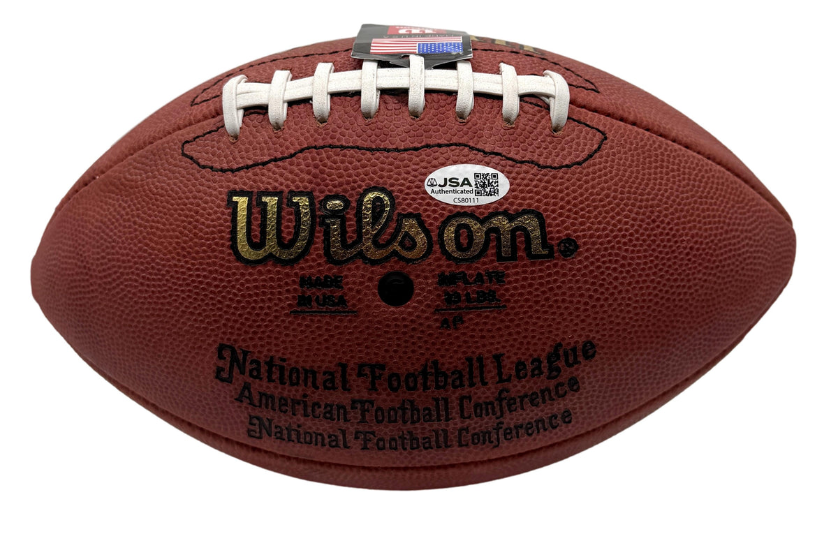 Joe Montana HOF Signed Official Wilson NFL Football 49ers JSA 214085