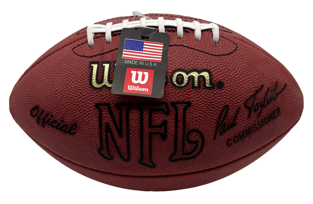 Randy Moss HOF Signed Official Wilson NFL Football Vikings JSA 214088