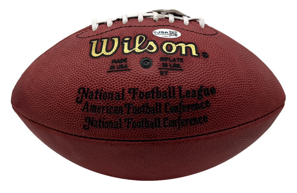 Randy Moss HOF Signed Official Wilson NFL Football Vikings JSA 214088