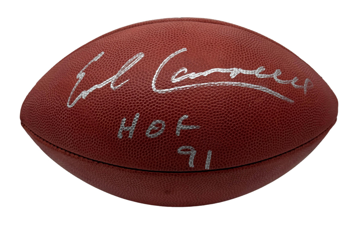 Earl Campbell HOF Signed Official Wilson NFL Football Oilers JSA 214091
